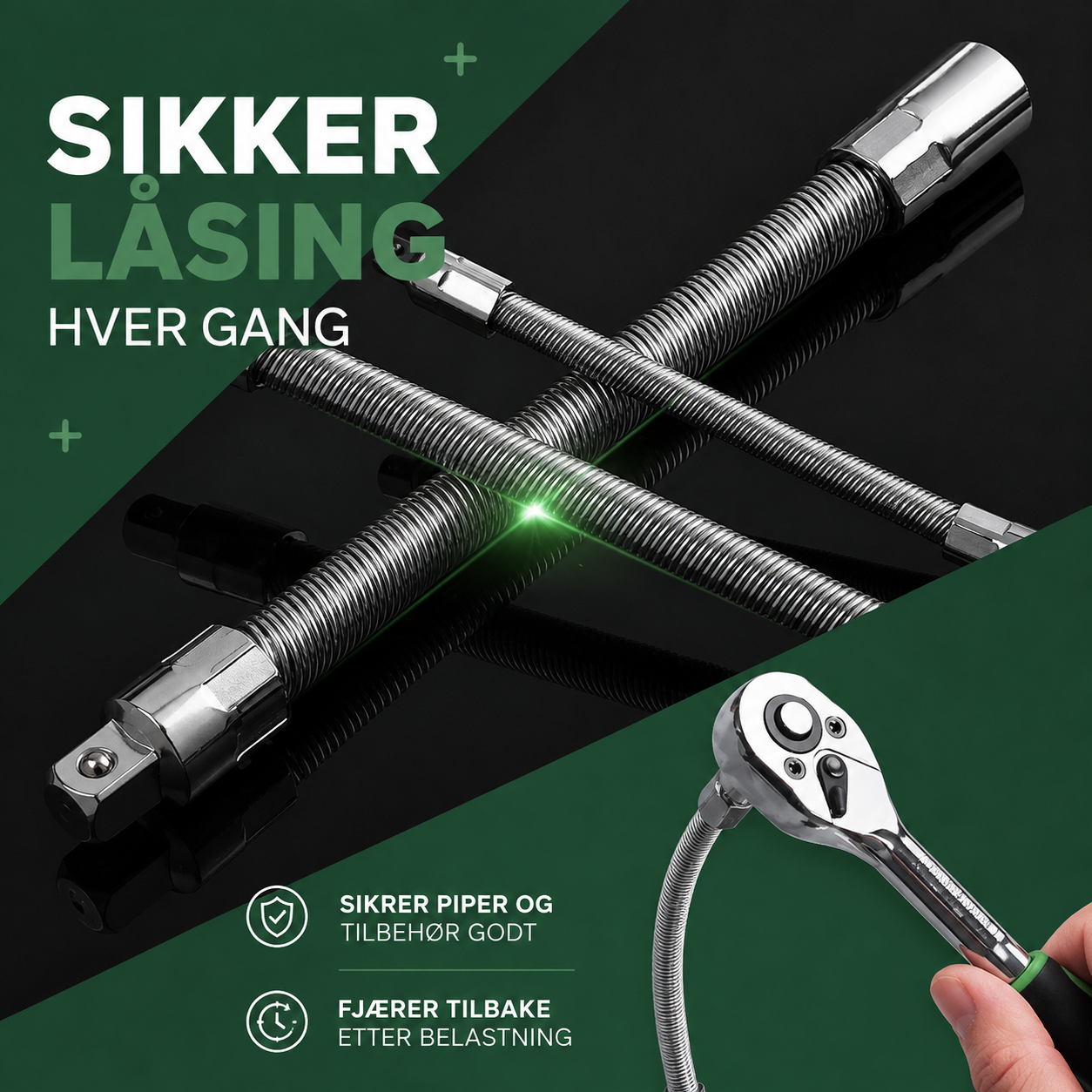 FlexReach™ – Fleksibelt forlengersett for trange områder