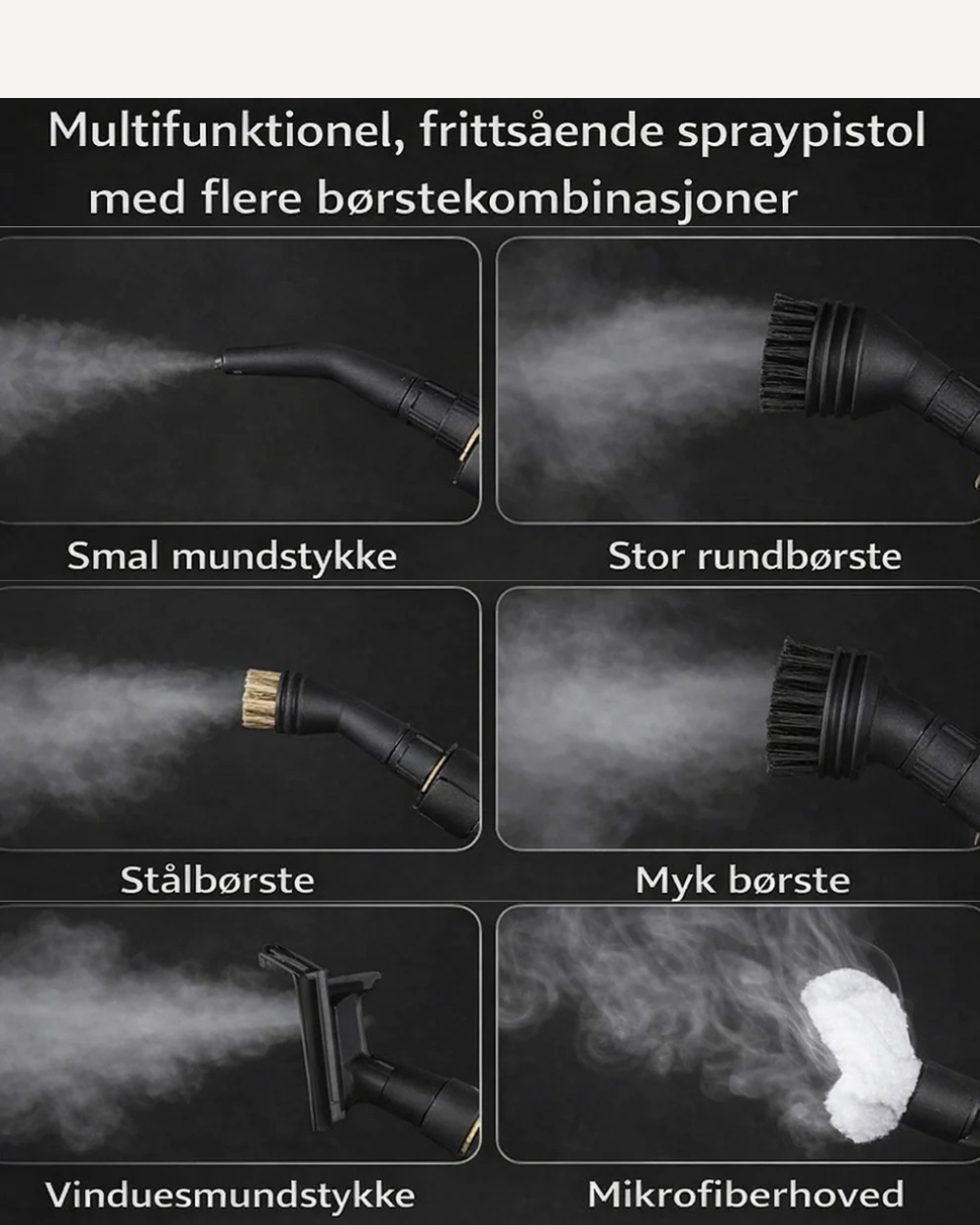 KvikkSteam™ Kraftig damprenser