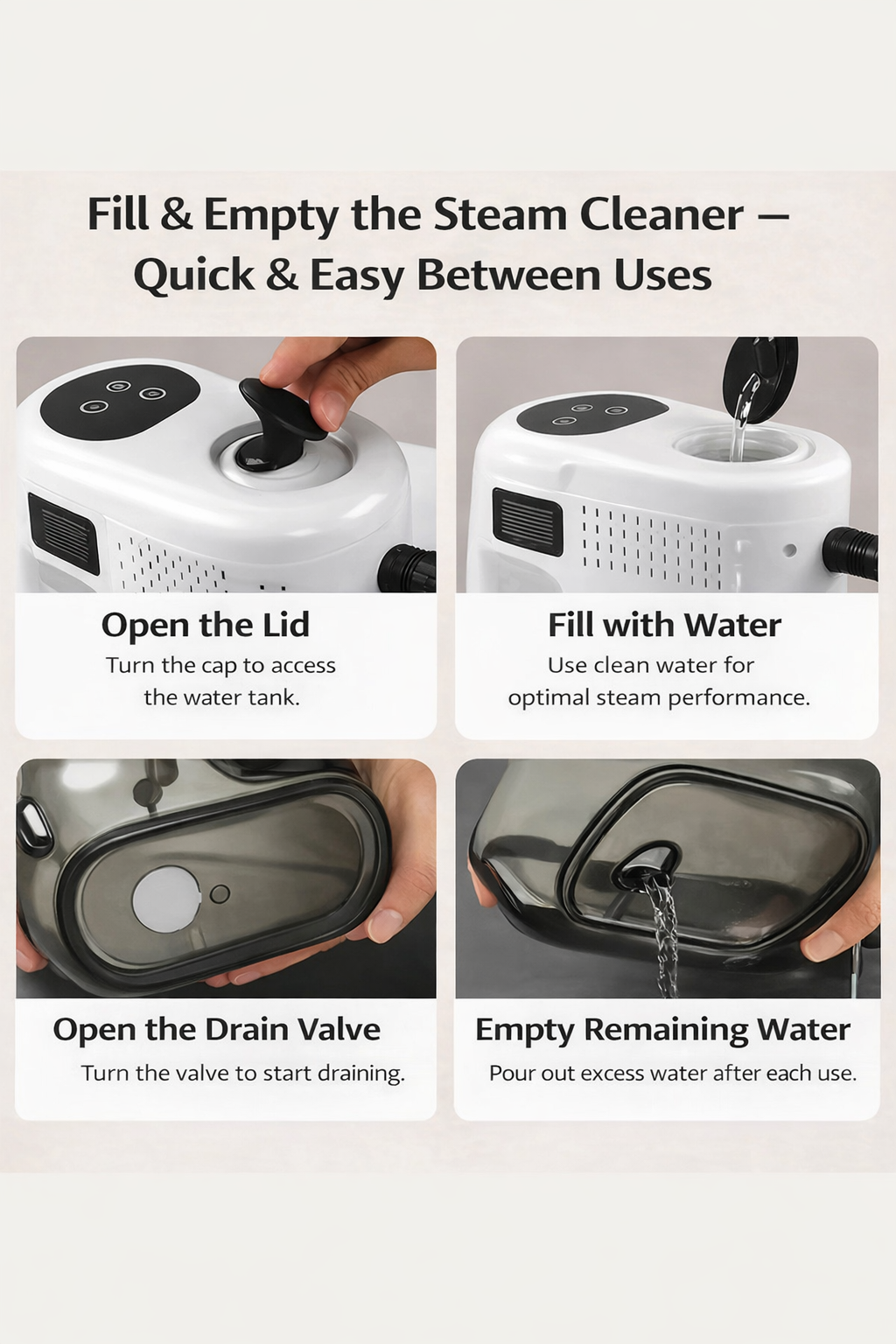 KvikkSteam™ Skandinavisk ångrengöringsteknik