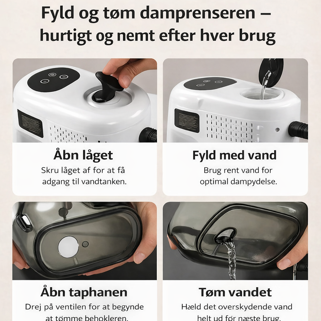 KvikkSteam™ Damp Cleaner