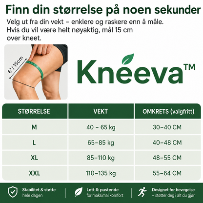 Kneeva™ – Knestøtte for Stabilitet & Komfort