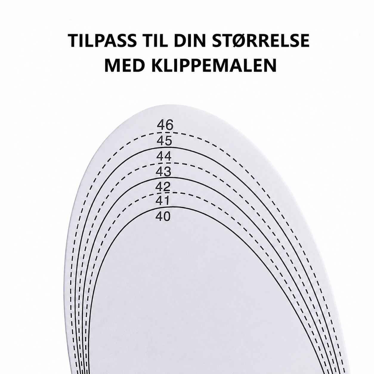 SteadyStep™ – Innleggssåler med fotbuestøtte