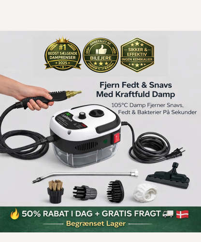 KvikkSteam™ Kraftig damprenser