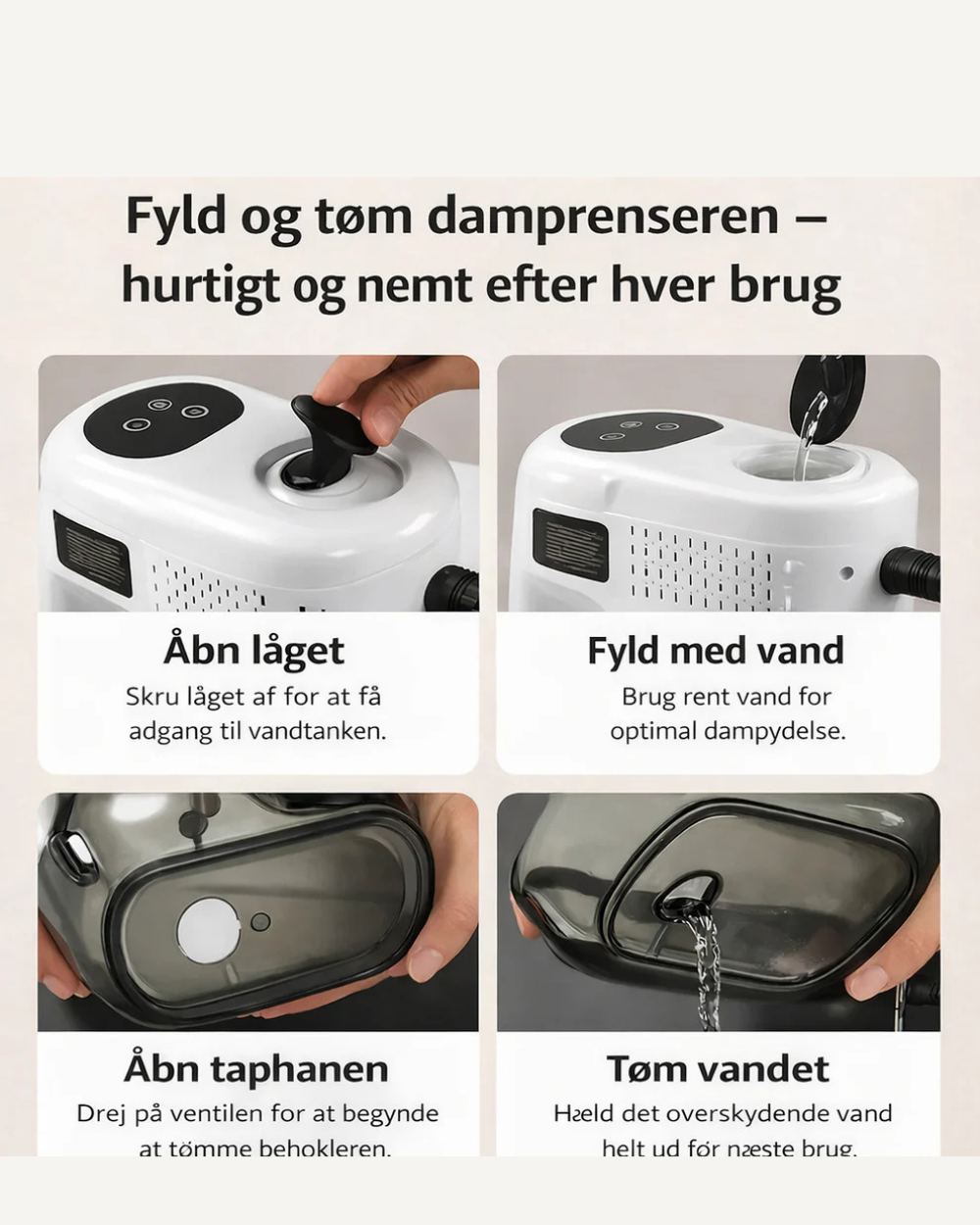 KvikkSteam™ ångrengörare