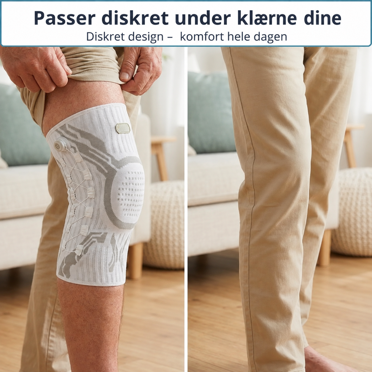 Kneeva™ – Knestøtte for Stabilitet & Komfort